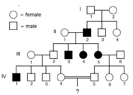 genetics - Pedigree Probability of Autosomal Recessive Trait - Biology ...