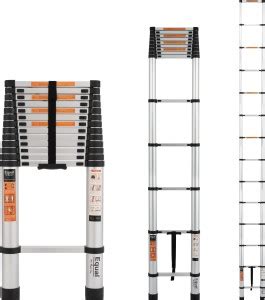 Equal Ft Folding Telescopic Ladder Portable And Extension Ladder For