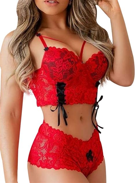 Hermissia Womens Lingerie Nightwear Underwear Lace Panties Babydoll