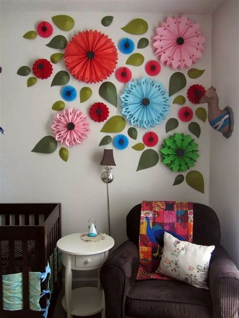 Diy Paper Wall Art Decor Diy Wall Decor Flower Wall Decor Diy Wall Art