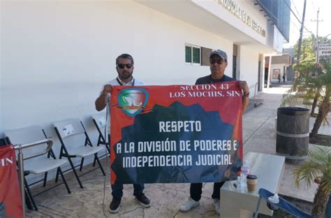 Continúan con las manifestaciones de trabajadores del Poder Judicial de