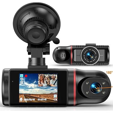 Dual Dash Cam Front And Inside P Fhd Dash Camera For Cars Dashcam