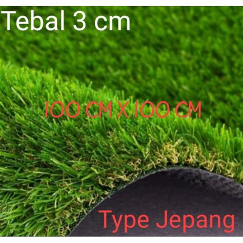 Jual Rumput Sintetis Type Jepang Cm Meter X Meter Shopee