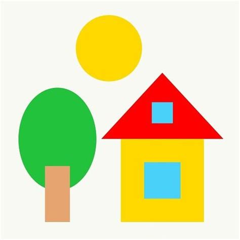 АППЛИКАЦИИ ИЗ ГЕОМЕТРИЧЕСКИХ ФИГУРОК | OK.RU | Preschool art, Preschool ...