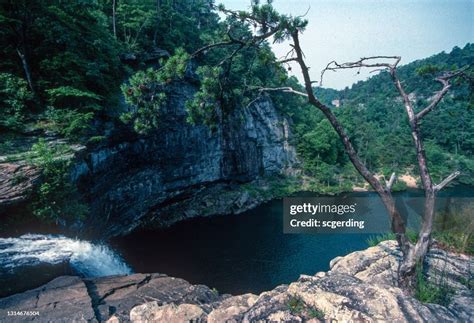 Desoto State Park Desoto Falls View From The Top 2003 High-Res Stock Photo - Getty Images