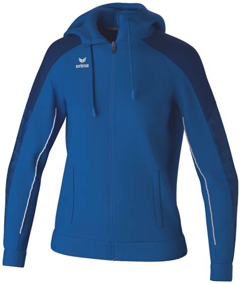 Erima Kinder Evo Star Trainingsjacke Mit Kapuze New Royal New Navy