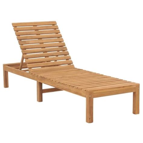 Transat Chaise Longue Bain De Soleil Lit De Jardin Terrasse Meuble D