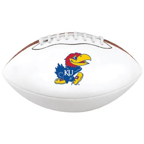 Jayhawk Autographs Buy Ku Jayhawk Autographed Football Regulation Size