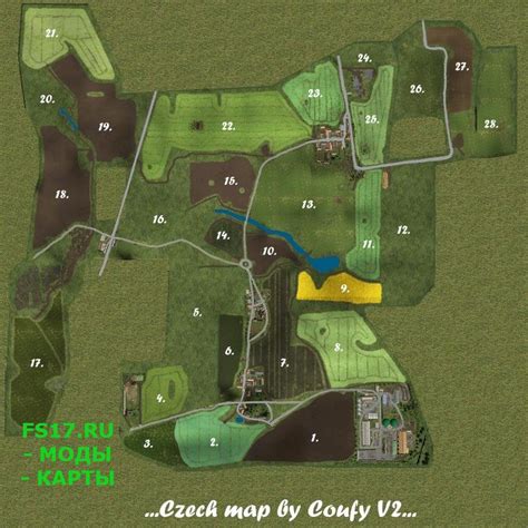 Czech Map By Coufy V Farming Simulator