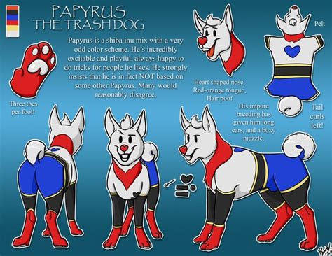 Papyrus Feral Reference Sheet By Phoenix Of Starlight Fur Affinity