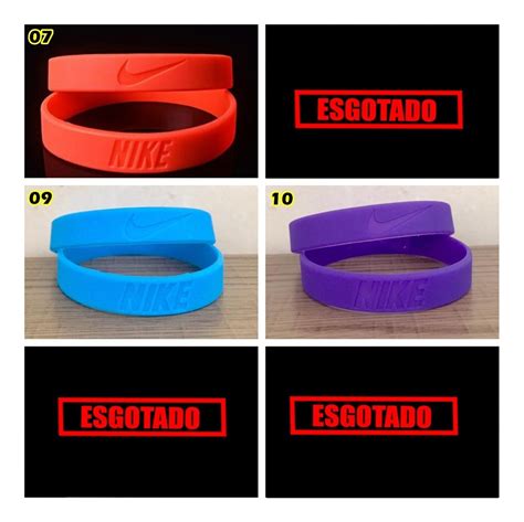 Pulseira Nike Silicone 2 Unidades Frete Grátis Mercado Livre