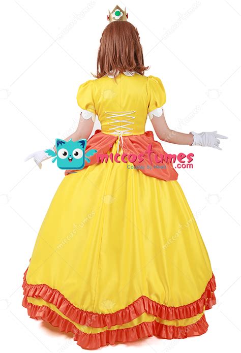 Super Mario Bros Princess Daisy Cosplay Costume