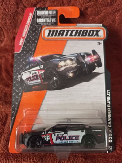 Matchbox Dodge Charger Pursuit Toys And Collectibles Mainan Di Carousell