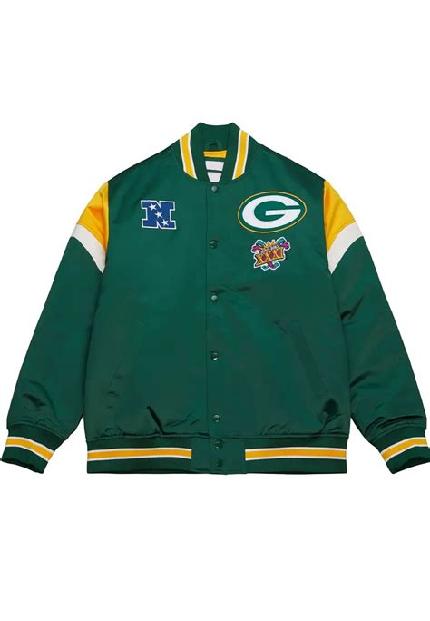 Heavyweight Green Bay Packers Satin Jacket Lerenjack