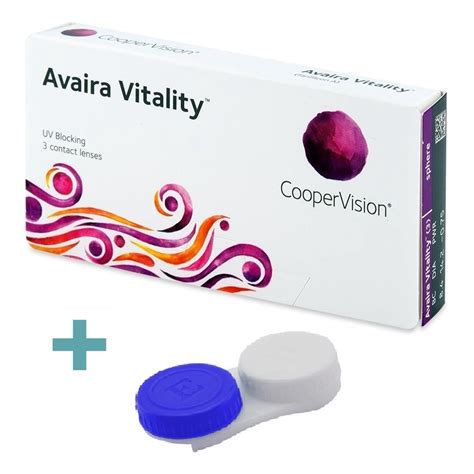 Lente De Contato Avaira C Grau Mensal Coopervision Estojo Shopee