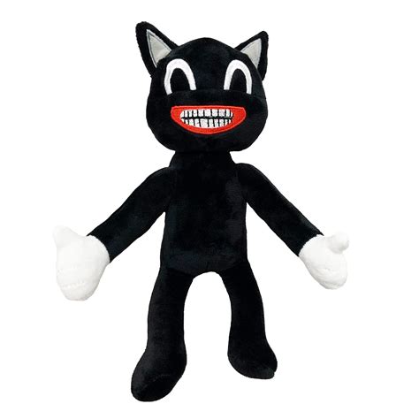 Buy Cartoon Black Cat Plush Toy, Plush Stuffed Animal Black Cat ...