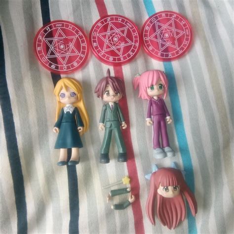 Set Of 3 Konami Figumate Negima Vol 2 Figures Depop