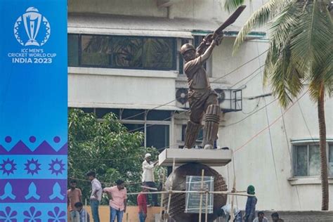 Watch: Batting Legend Sachin Tendulkar's Statue Unveiled at Wankhede ...