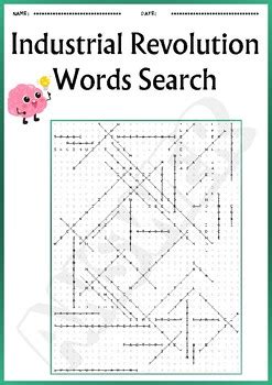 Industrial Revolution Word Search Puzzles Worksheets Activity Tpt