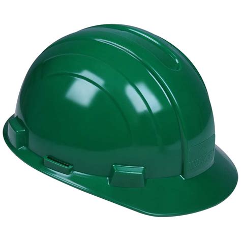 Capacete de Proteção Industrial Verde Modelo Max Worker CB Bombas