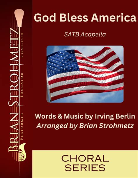 God Bless America ® Arr Brian Strohmetz Sheet Music Celine Dion