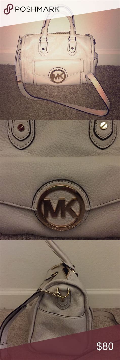 Michael Kors Cream Leather Bag Bags Leather Leather Bag