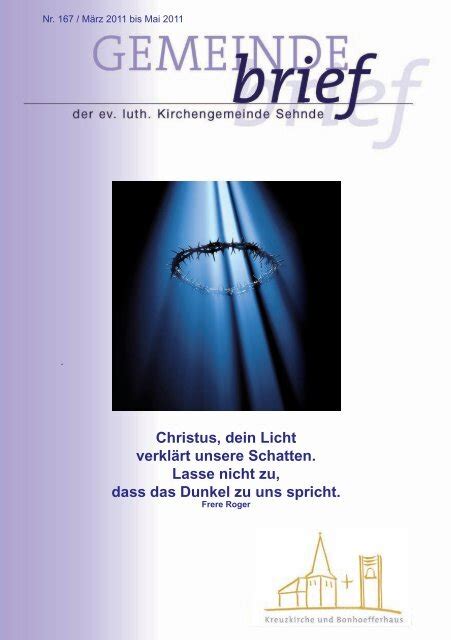 Christus dein Licht verklärt unsere Schatten Lasse nicht zu dass