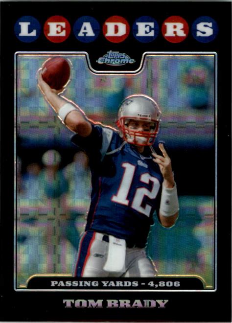 2008 Topps Chrome Xfractors TC121 Tom Brady LL NM MT