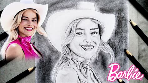 How To Draw Barbie Margot Robbie Barbie Movie Warner Bros YouTube