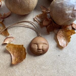 Hand Carved Avocado Pit Necklace Face Natural Jewelery Etsy