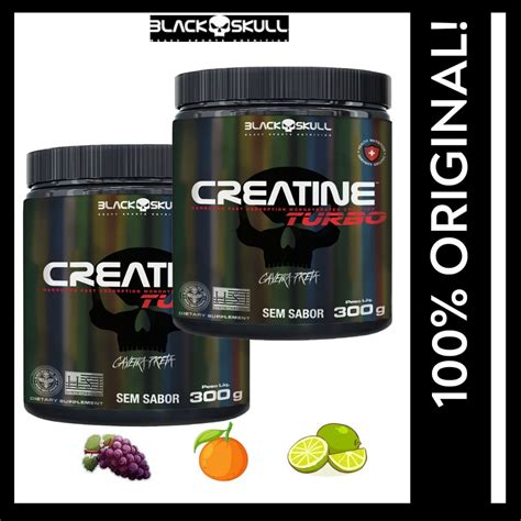 Kit 2x Creatine Turbo Blackskull 300g Shopee Brasil