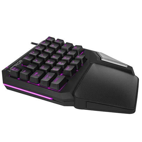 Teclado Gamer Multilaser Warrior Preto Tc238 One Hand Semi