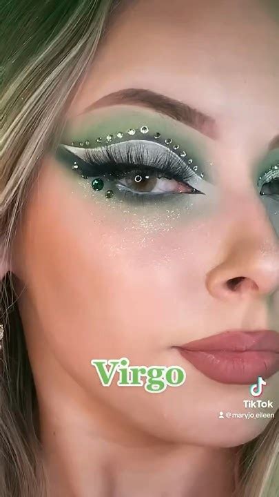 Zodiac Signs As Euphoria Looks Virgo🌿♍️ Zodiacmakeup Euphoriamakeup