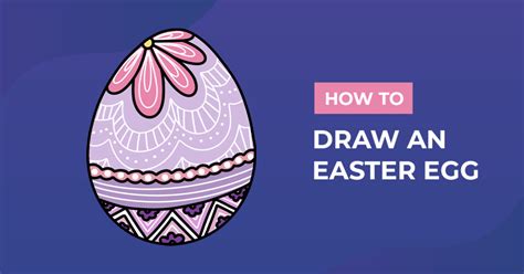 How To Draw An Easter Egg Design School