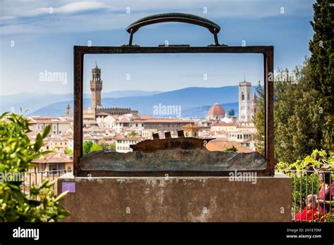 Florence Italy April The Beautiful City Of Florence Seen