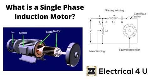 Schematic Diagram Of Single Phase Induction Motor Circuit Diagram