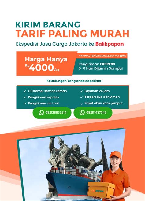 Ekspedisi Jakarta Balikpapan 3500 Kg Pengiriman Termurah