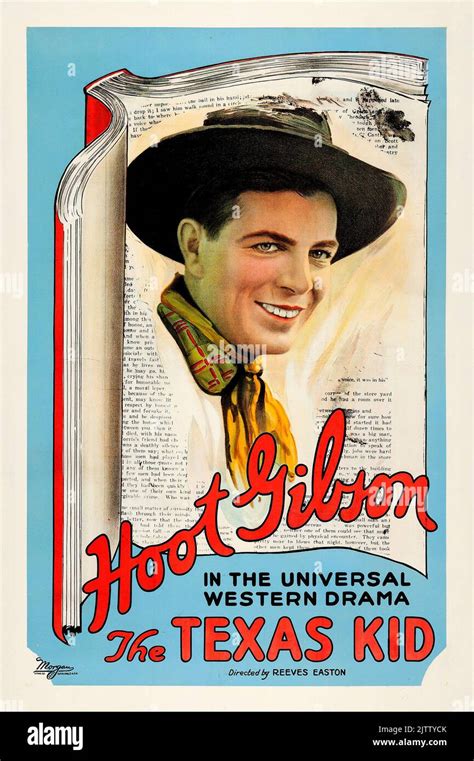 Vintage Film Poster Western Hoot Gibson American Silent Short