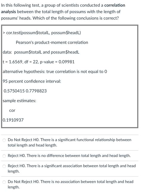 Solved In This Following Test A Group Of Scientists Chegg