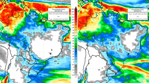 Clima Seco E Quente Na Faixa Central Do Brasil E Temperaturas Mais