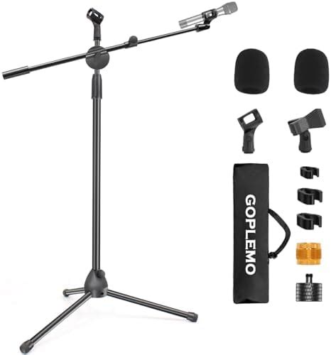 Amazon Microphone Stand Foldable Tripod Boom Arm Floor Mic Stand