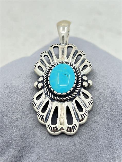 Pollack Relios American West Sterling Silver Turquois Gem