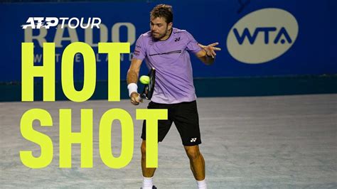 Hot Shot Wawrinka Unleashes Backhand In Acapulco 2019 Youtube