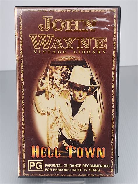 John Wayne Hell Town” Vhs Video Classic Collection Ebay