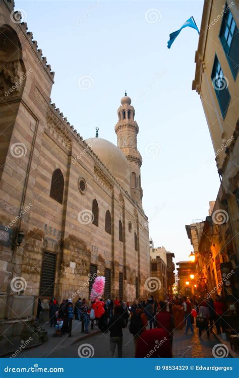 Muizz Street Old Fatemid Cairo Egypt Editorial Stock Image Image Of