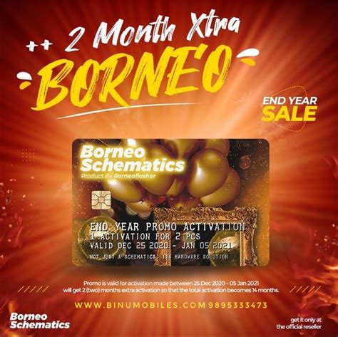 BORNEO END YEAR SALE Borneo Schematics Product