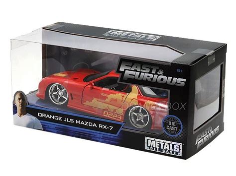 Orange JLS Mazda RX 7 Velozes E Furiosos Fast And Furious Jada Toys 1