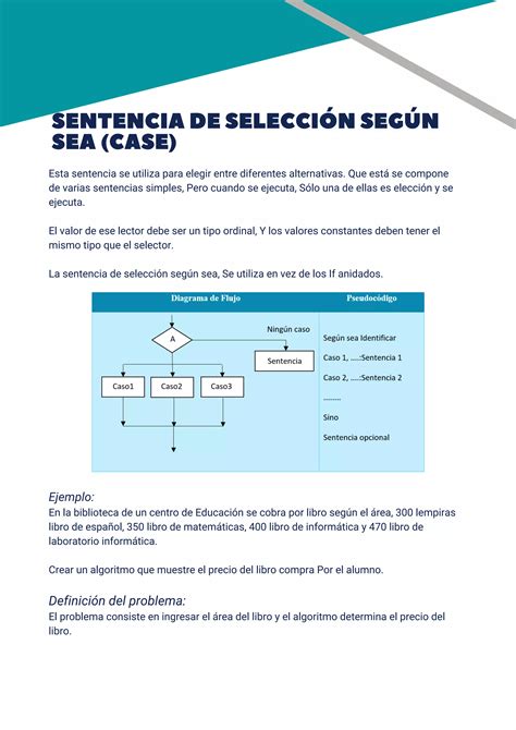 Estructuras De Control Selectivas PDF