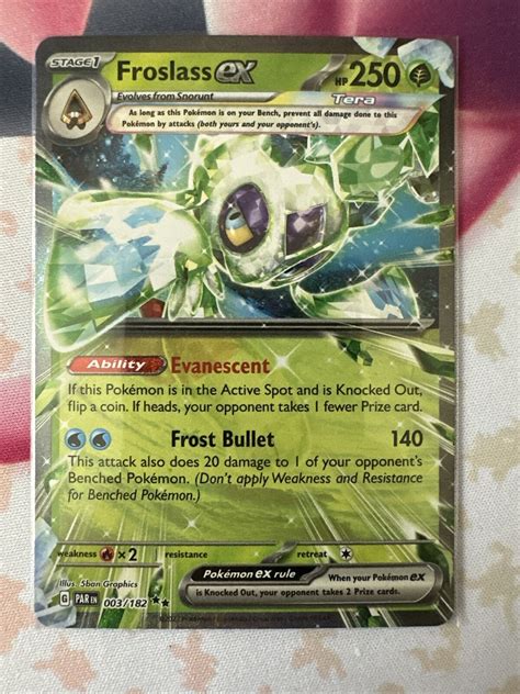 Pokémon Tcg Froslass Ex Paradox Rift 003182 Holo Double Rare Ebay