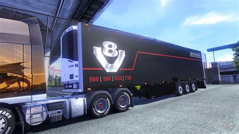 Couleur Schmitz Scania V8 Pour Semi Remorque Pour Euro Truck Simulator 2